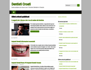 dentisticroati.it screenshot