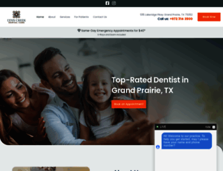 dentistingrandprairie.com screenshot