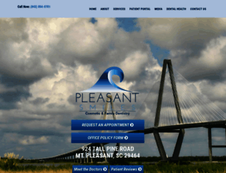 dentistinmtpleasant.com screenshot