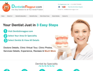 dentistinnagpur.com screenshot