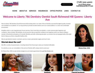 dentistlibertyave.com screenshot