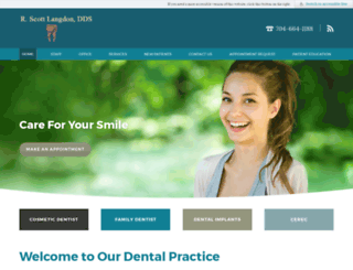 dentistmooresville.com screenshot