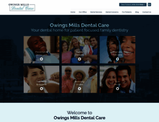 dentistofowingsmills.com screenshot