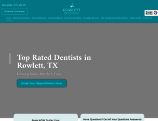dentistrowlett.com screenshot