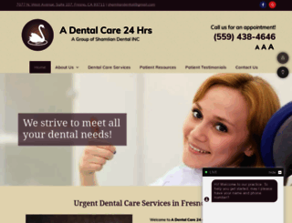 dentistry24hrs.com screenshot