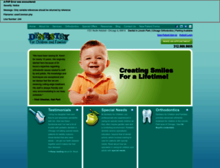 dentistry4children.net screenshot