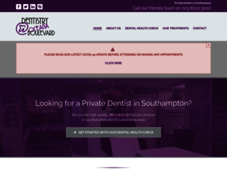 dentistryatoceanaboulevard.co.uk screenshot
