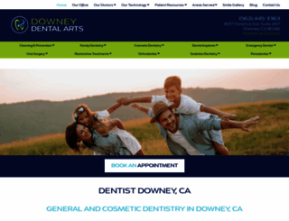 dentistrydowney.com screenshot
