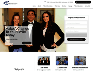 dentistryforthestars.com screenshot