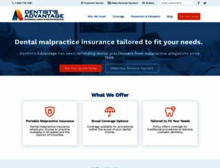 dentists-advantage.com screenshot