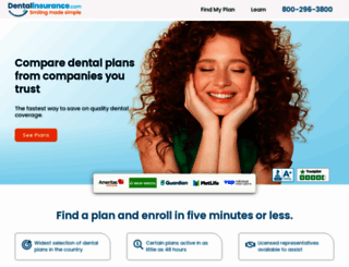 dentists.dentalinsurance.com screenshot