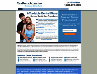 dentistsanddentalplans.com screenshot