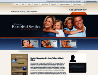 dentistschampaign.com screenshot