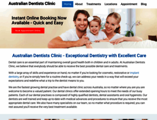 dentistsclinic.com.au screenshot