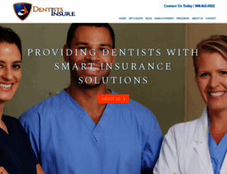 dentistsinsure.com screenshot