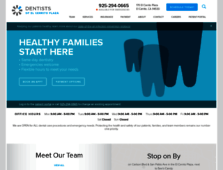 dentistsofelcerritoplaza.com screenshot