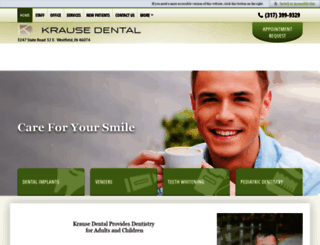 dentistwestfieldin.com screenshot