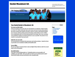 dentistwoodstockga.com screenshot