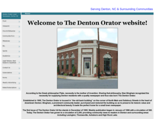 dentonorator.com screenshot