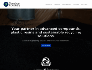 dentonplastics.com screenshot