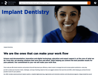 dentsplyimplants.com screenshot