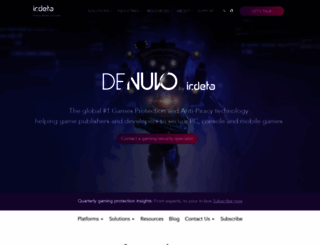denuvo.com screenshot
