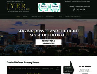 denver-criminaldefenselawyer.com screenshot