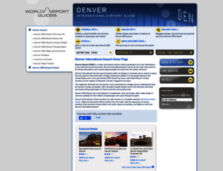 denver-den.worldairportguides.com screenshot