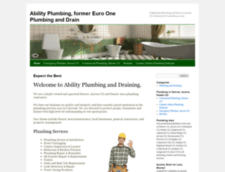 denver1plumbing.com screenshot