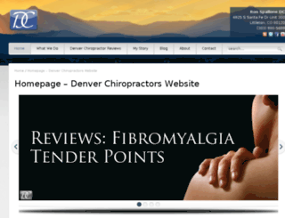 denverchiropractor.com screenshot
