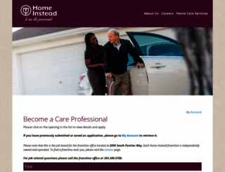 denverco.in-home-care-jobs.com screenshot