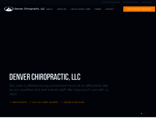 denvercoloradochiropractic.com screenshot