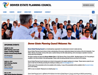 denverestateplanningcouncil.org screenshot