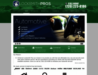 denverlocksmithpros.net screenshot