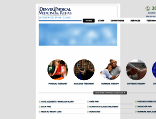 denverphysicalmedicine.com screenshot