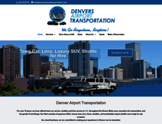 denversairporttransportation.com screenshot