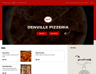 denvillepizzeria.com screenshot