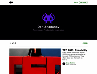 denzhadanov.com screenshot