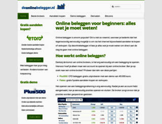 deonlinebelegger.nl screenshot
