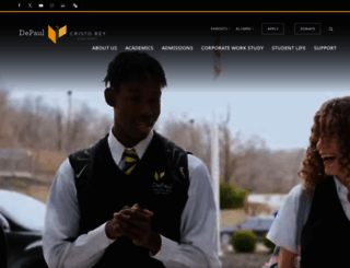 depaulcristorey.org screenshot