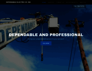 dependable-electric.com screenshot