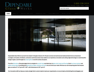 dependableglass.com screenshot