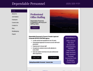 dependablepersonnel.com screenshot