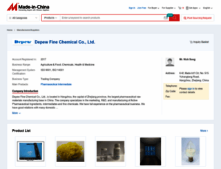 depewchem.en.made-in-china.com screenshot