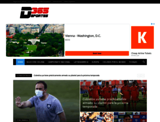 deportes365.com screenshot