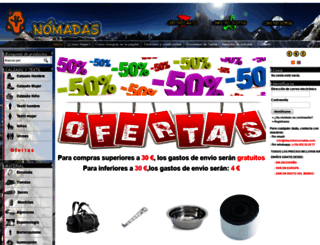 deportesnomadas.com screenshot