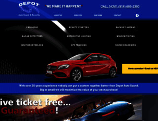 depotautosound.com screenshot