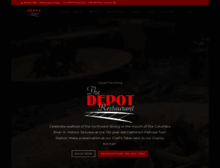 depotrestaurantdining.com screenshot