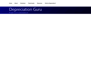depreciationguru.com screenshot