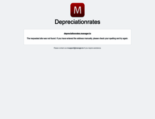 depreciationrates.manager.io screenshot